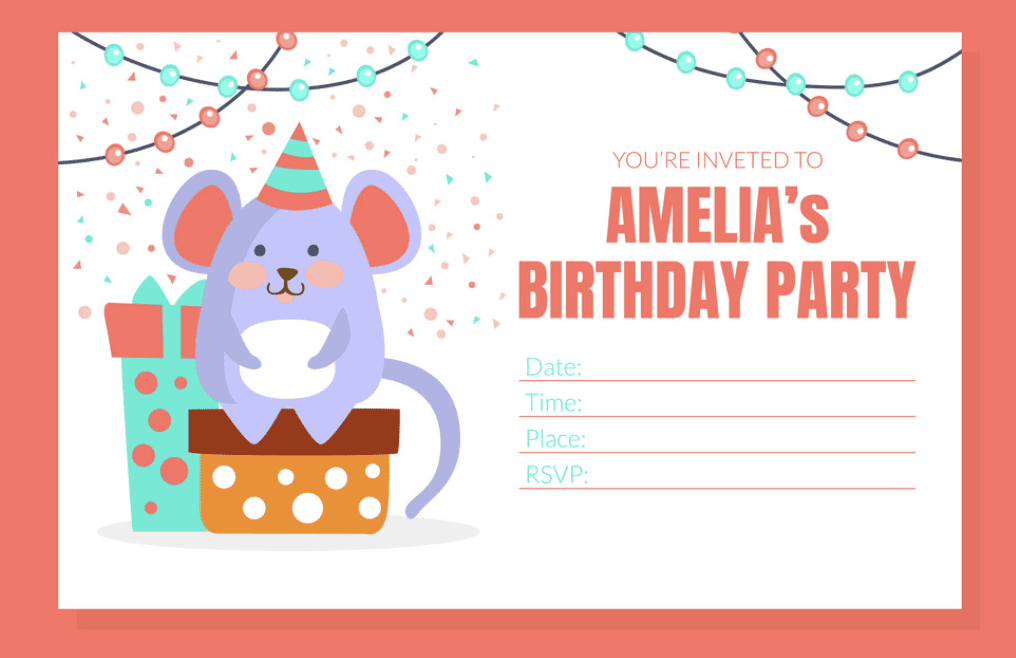 Birthday Invitation Cards | From Start to Celebration: Planning Your Dream Kids' Birthday Party at Himalaya