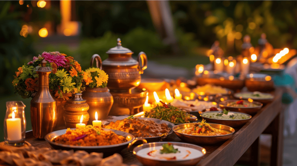 perfect indian dinner party